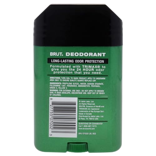 Brut Classic Men Deodorant Stick, 2.25 Ounce image 5