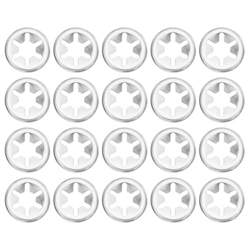 Rondelles de verrouillage dentées M6 uxcell lot de 100 rondelle serrage roulement inox 304