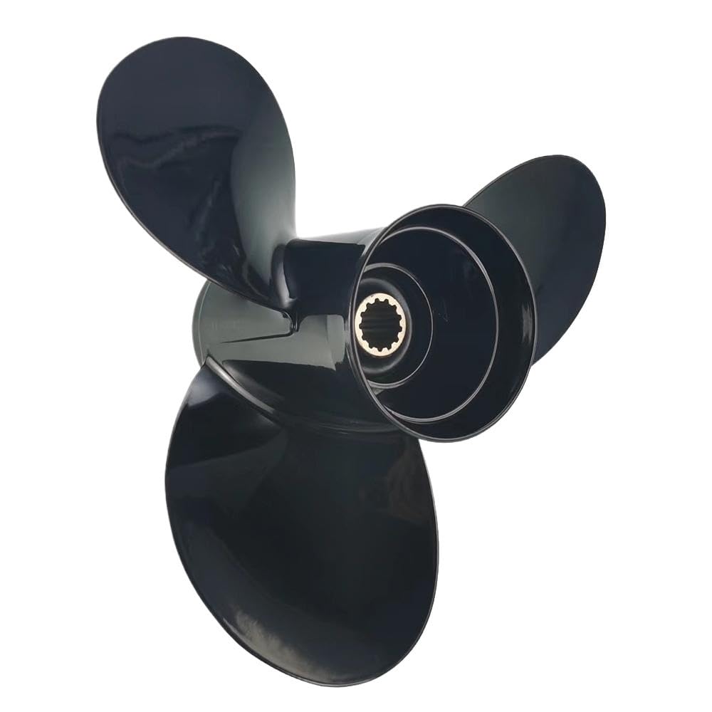 PEGGYLIN Außenborder-Propeller aus Aluminiumlegierung, passend for Suzuki 35–65 PS, Bootsmotor-Propeller, 13 Zähne, 11 3/8 x 14, 11 1/2 x 11, 11 1/4 x 15, 1/2 x 13, 5/8 x 12