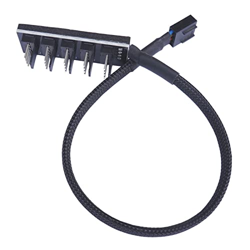 Splitter PWM 4 pin RANY adaptateur 5 voies résout le manque de prises ventilateur carte mère