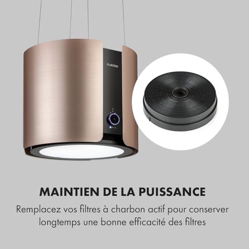 Filtre à charbon actif compatible hotte Skyfall Smart lot de 2 pièces - 3