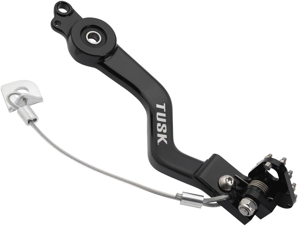 TUSK Aluminum Brake Pedal Black Tip Compatible with CFmoto Ibex 800 2023-2026