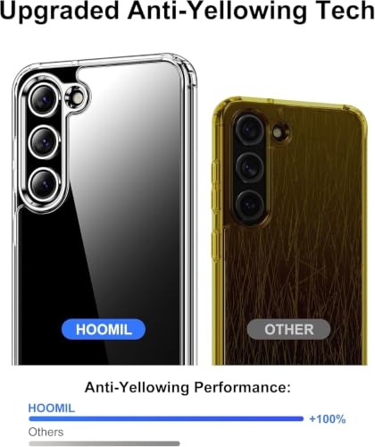 Image of HOOMIL Case for Samsung Galaxy S23, Anti-Yellowing, Black