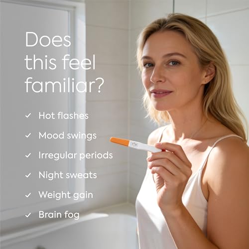 Image of Diagnox Health Menopause Test, At-Home FSH Test Strips to Identify Menopause Stages - Fast 5-Minute Results, Clinical-Grade Midstream Strips (4 Pack)