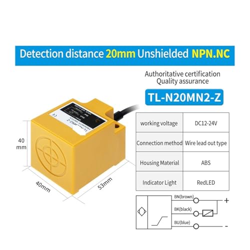 Detecteur de proximite TL-Q5MC1 interrupteur inductif pour machine outil industrielle