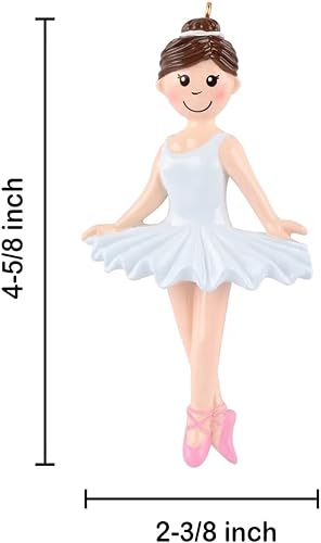 Miniatura 5 de Adornos personalizados de bailarina para niña  Adornos de ballet para árbol de Navidad 2023  Adorno de danza  Adornos de ballet de Navidad