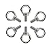 Sutemribor M4 Thread Machinery Shoulder Lifting Ring Eye Bolt, 304 Stainless Steel Screw Bolt with Male Thread (10PCS)