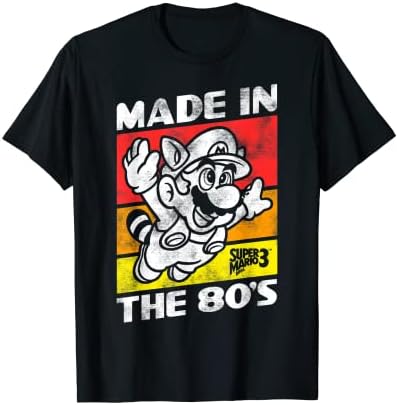 Nintendo Super Mario 3 Made In The 80's Retro T-Shirt T-Shirt