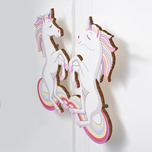 Image of Unicorn Premium Cupboard Handle /Drawer - Handcrafted Kids Room Hardware