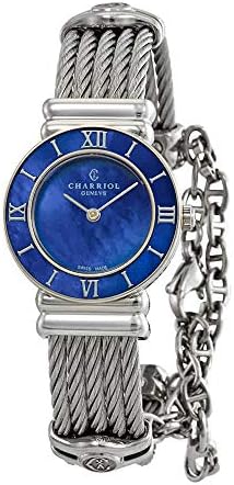 Charriol St-Tropez Blue Mother of Pearl Dial Ladies Watch 028SBI.540.560