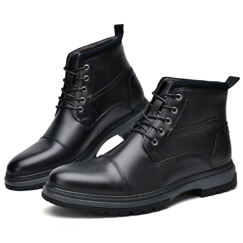 Image of Holy dove Men's Lightweight Dress Boots Zip Ankle Chukka Casual Boot