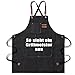 PLAUSO Grillschürze Grillmeister Kochschürze für Männer Frauen | Küchenschürze mit Taschen, Verstellbarer Schürze | Rundumschutz vor Fettschmutz & Spritzwasser So sieht ein Grillmeister aus