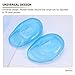 SAFIGLE 3sets 12 Pcs Silicone Ear Covers for Hair Dye Protection Sky Blue Ear Care Tools for Bathing Salon Use and Beauty Treatments Reusable and Easy to Clean 12pcs*3