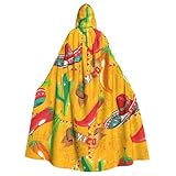 Disfraz de cactus y pimienta con estampado de chile