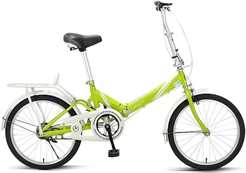 Klapprad, bequem, tragbar, kompakt, leichte Verarbeitung, ausgezeichnetes Faltrad mit Federung für Männer, Frauen, Studenten und Stadtpendler (Color : D, Size : 50,8 cm)