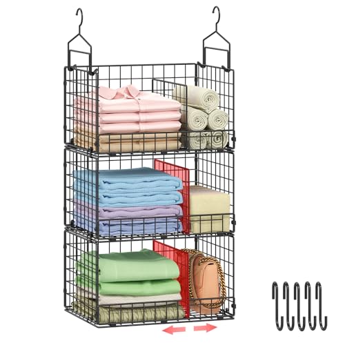 3-Tier Hanging Organizer with Dividers