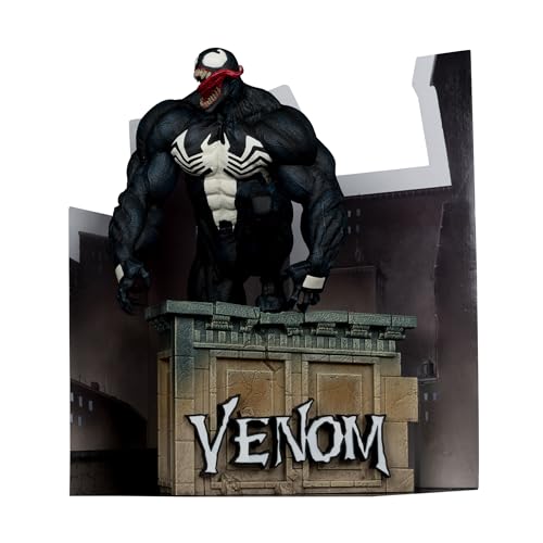 McFarlane Toys - Marvel Venom 1:6ème Collection avec scène et Bande dessinée (Venom #5)
