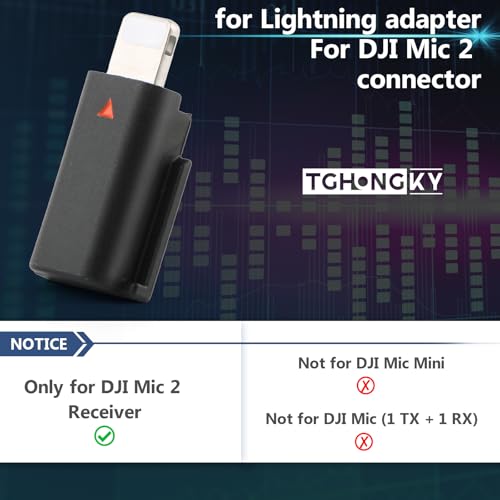 Adaptateur micro pour DJI Mic 2 iPhone connecteur Lightning accessoire audio