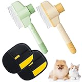 Fellmagnet Handschuhe, 4-in-1 Set für Tierhaarentfernung, Katzenhaarentferner mit selbstreinigender Fellklickbürste, Fellmagnet - Der Bestseller für effiziente Haustierpflege, Ideal für Hunde und Katz