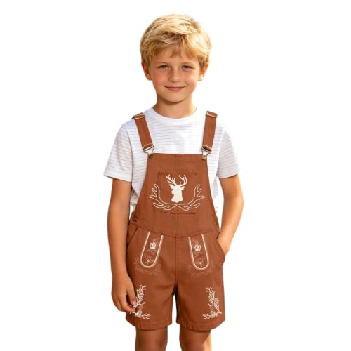 Mono para niños divertido y ligero con tirantes estampados para ropa de diario infantil