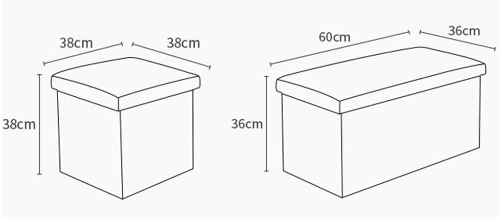 Storage Stool Household Items Multifunctional Sofa Shoe Changing Stool Foldable Storage Stool(Medium)