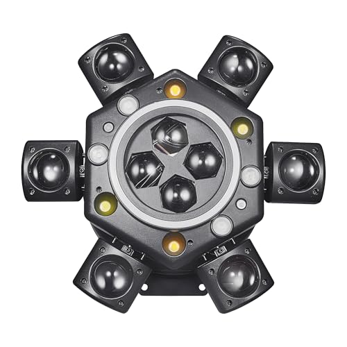 Image of Moving Head Dj Lights for Parties, 180W LED RGBW 6 Arms with Mixed Lighting Effects,DJ Stage Lighting for Party Disco Club Wedding Bar (2)