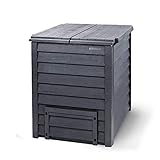 Garantia Thermo-Wood Komposter 600 L anthrazit Holzoptik