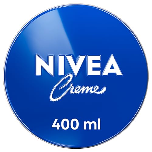NIVEA Creme Tin Moisturizing Cream Provides Intensive Protective Care for Soft and Supple Skin Ideal for Daily Use as a Face Hand or Body 400ml