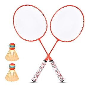 Badminton Racket Set, met Ijzerlegering Badminton Racket Kleuren Opties Badminton Set