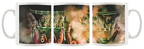 Ultras-Art Rapid Collage als Bedruckte Kaffeetasse/Teetasse aus Keramik, 300ml, weiß