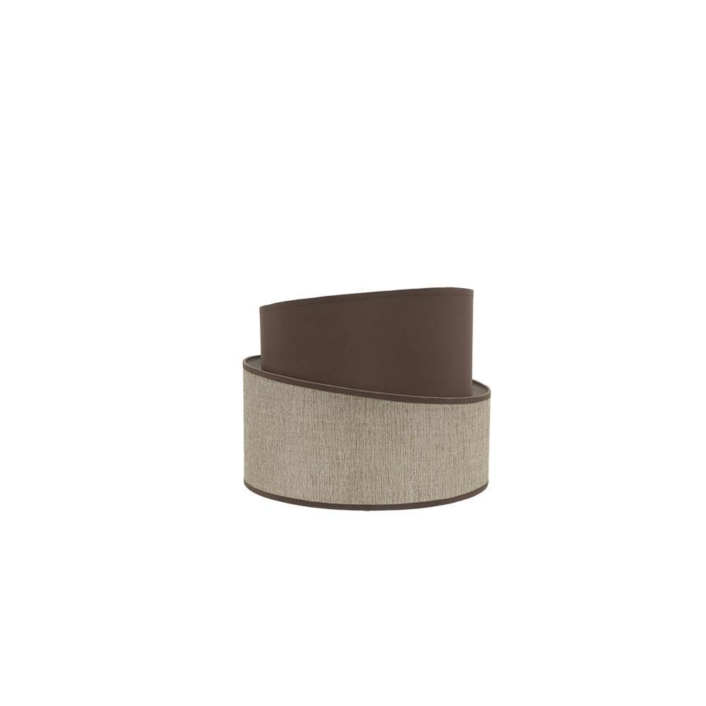 Desktop lampshade - lampshade 18x16x14 cm, Color Brown, Elegant Design Ideal for E14 Lamps, Durable Material