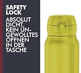 THERMOS ULTRALIGHT BOTTLE 0,75 l, błyszczący zielony mat, termos ze stali nierdzewnej, 10 gorących/zimnych 20 h, absolutnie szczelny, do wody, herbaty, napojów niegazowanych