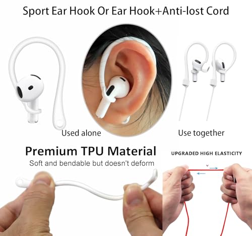Evita caídas con la correa magnética para AirPods Pro, cordón protector de cuello anticaída 7
