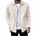 Herren Jacken üBergang Übergangsjacke Herbstjacke Freizeitjacke mit ReißVerschluss und Stehkragen Modernes Design Bequeme für Alltag BüRo Reisen Beige