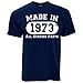 Price comparison product image Tim And Ted 50th Birthday X-Large Navy Blue T Shirt Made in 1973 - All Genuine Parts