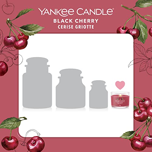 Yankee Candle Set Regalo Candele profumate, Miscela di Cera di soia, Black Cherry, One Size - 4