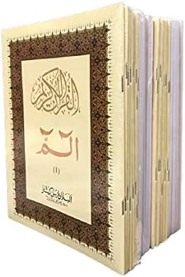 Para Set (1-30) Complete set WITH BOX | 9 Line Quran | Large Script | Deluxe Edition by Al Balagh | پارہ سیٹ - مکمل 30 جلد