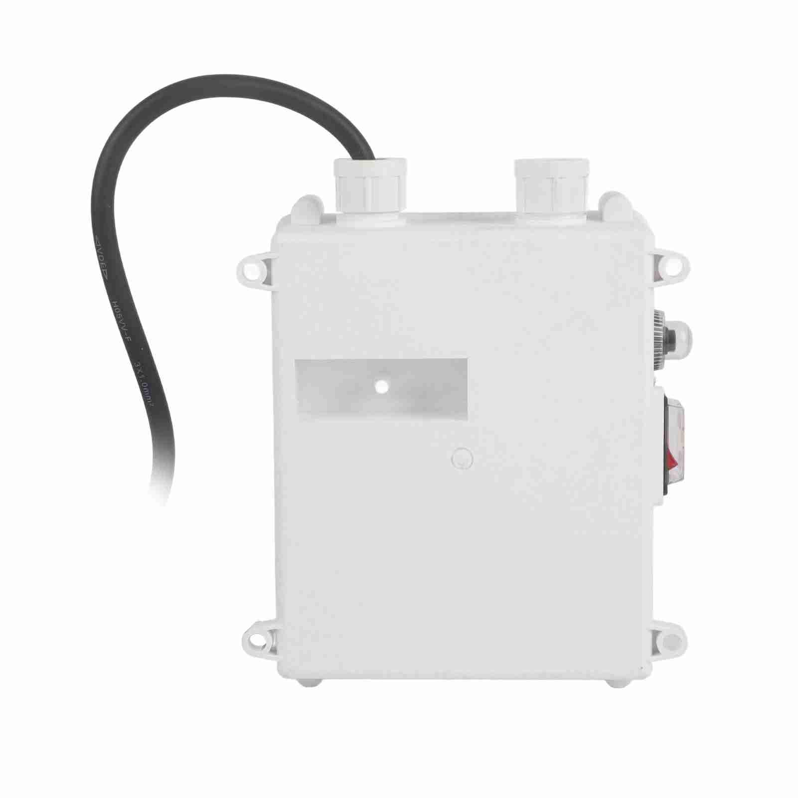 Boîtier de Commande de Pompe à Eau Submersible intégré dans le Boîtier de Commande de Pompe à Eau de Protection Thermique (550W Prise UE 220V)