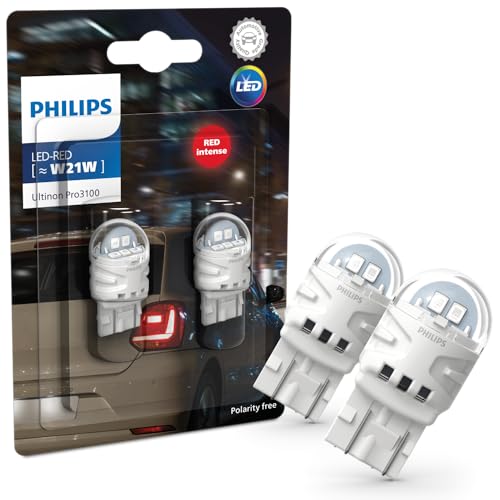 Philips Ultinon Pro3100 LED foco de señalización para automóvil (W21W red)