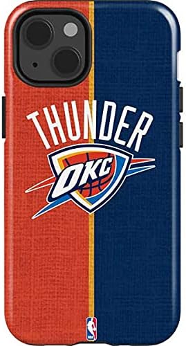 Skinit Impact Phone Case Compatible with iPhone 13 - Officially Licensed NBA OKC Thunder Split Design