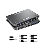 dm irrigator Hohe Bildwiederholfrequenz von bis zu 240Hz: Unterstützt Dual Ultra-Wide Screen, maximale Auflösung bis zu 8K@60hz, 4K@165hz/144hz/120hz, 3440x1440@165Hz/144Hz/120Hz, 2560x1440@165hz/144hz/120hz und 1080P@240hz/165hz/144hz/120hz. Ideal für Sportprogramme, Actionfilme, Hochgeschwindigkeits-Rennspiele usw.