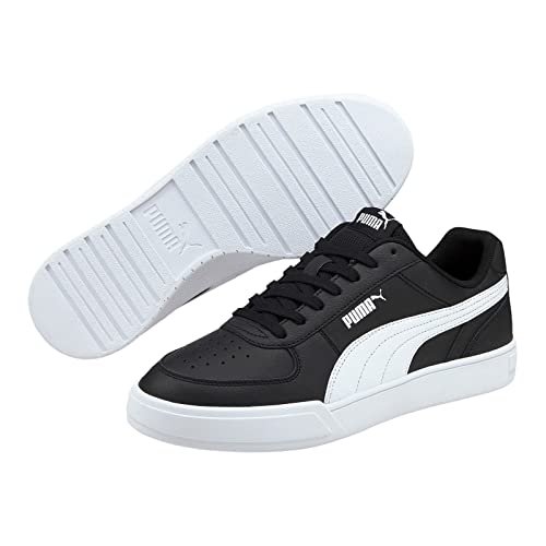 Image of PUMA Unisex's Caven Sneaker, Puma Black Puma White Puma White, Womens 12
