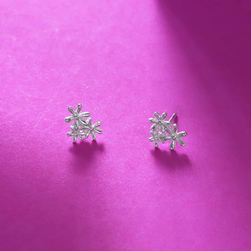 Boma Jewelry Sterling Silver Daisy Bunch Stud Earrings3