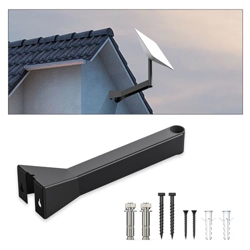 Starlink Mount, Starlink Long Wall Mount, Starlink Pole Mount, Starlink Roof Mounting Kit for Starlink Internet Kit Satellite, Compatible with Starlink Dishy V2