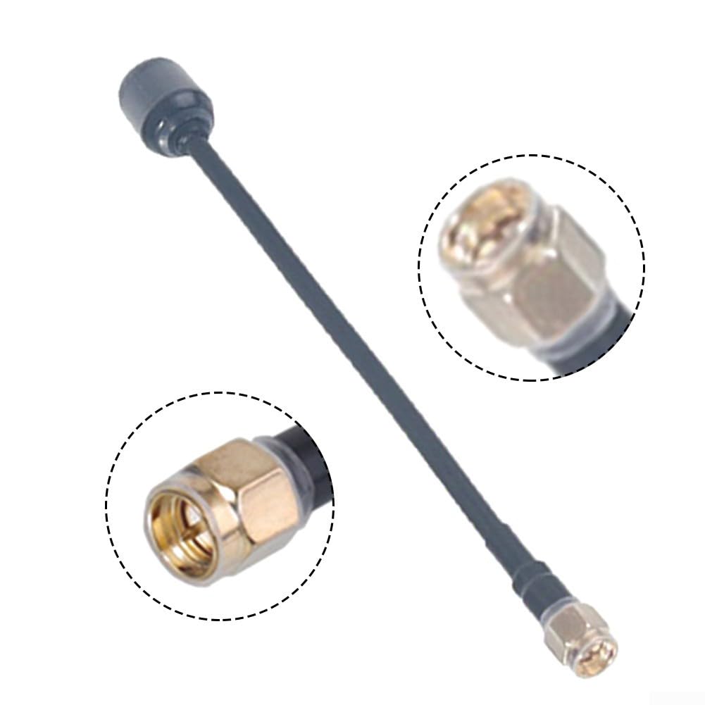 Antenne circulaire polarisée pour droitier Connecteur mâle RHCP LHCP SMA/RP-SMA MMCX IPEX 155 mm