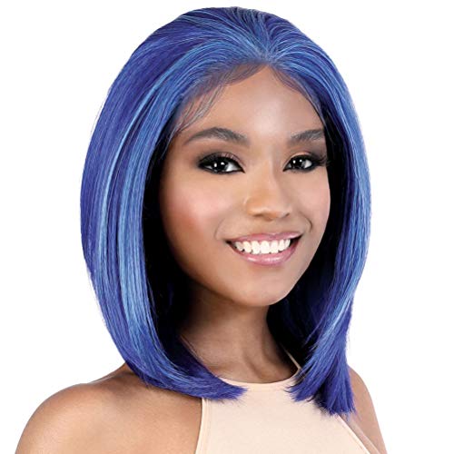 Motown Tress (Ls137.Blue - Heat Resistant Fiber Lace Front Wig In Fhblue #TOP2