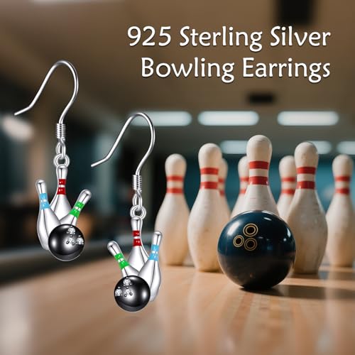 Boucles d'oreilles bowling argent 925 accessoire style quotidien