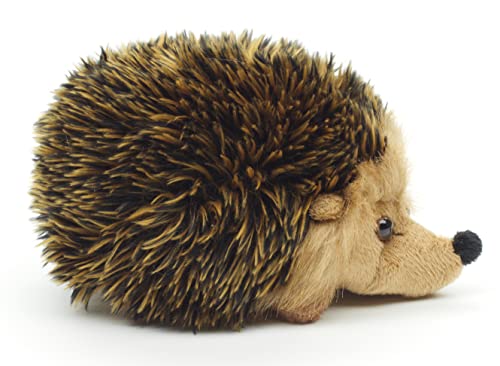Uni-Toys - Igel Gold-braun - 15 cm (Länge) - Plüsch-Waldtier - Plüschtier, Kuscheltier