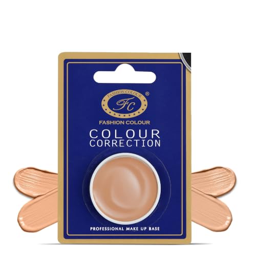 Image of FASHION COLOUR Colour Correction Professional Makeup Base | Full coverage Concealer | Face Makeup | Corrector For Under Eye Dark Circles, Acne & Blemishes | Matte Finish | 3g | FS29