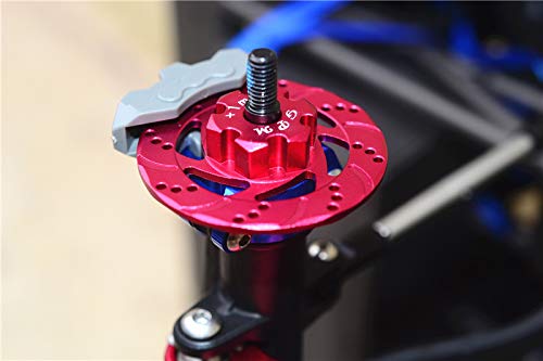 GPM for TRAXXAS 1/7 Unlimited Desert Racer Aluminum +1MM HEX with Brake DISK-4PC Set (Silver)